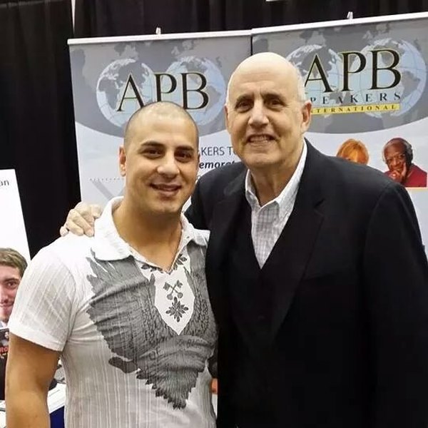 Eric Mina with Jeffrey Tambor